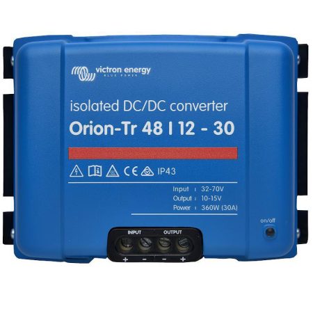 CONVERTIDOR AISLADO ORION-TR 48/12-30A (360W) ISOLATED DC-DC CONVERTER | VICTRON ENERGY