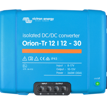 CONVERTIDOR AISLADO ORION-TR 12/12-30A (360W) ISOLATED DC-DC CONVERTER | VICTRON ENERGY