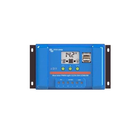 CONTROLADOR DE CARGA BLUESOLAR PWM-LCD&USB 12/24V-20A | VICTRON ENERGY