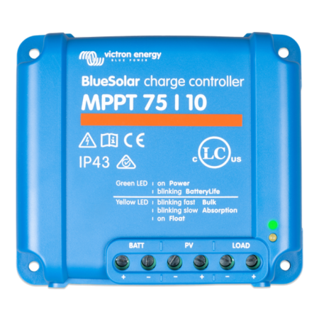 CONTROLADOR DE CARGA BLUESOLAR MPPT 75/10 RETAIL | VICTRON ENERGY